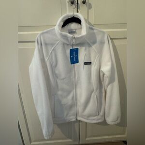 NWT Columbia Women’s White Fleece Jacket